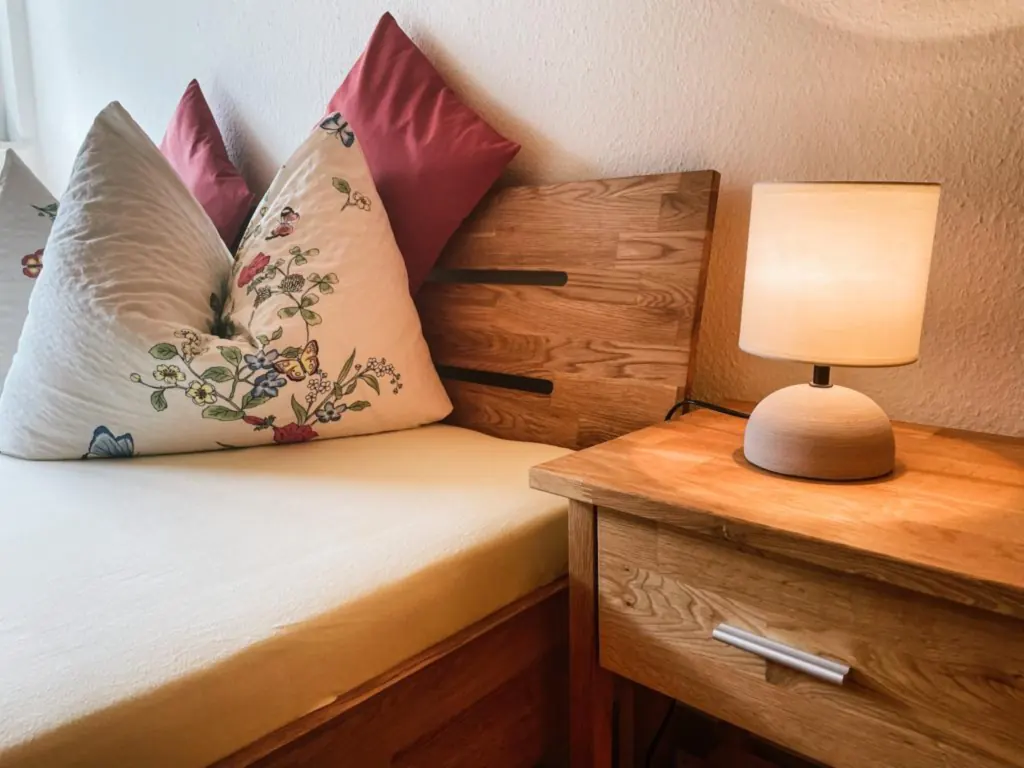Schlafzimmer zum Träumen in der Ferienwohnung Haus Nadja